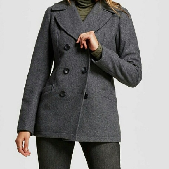 Merona Jackets & Blazers - Merona || olive green pea coat